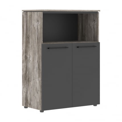 Шкаф с глухими дверьми MORRIS TREND MMC 85.3 Сосна Нордик Антрацит_0