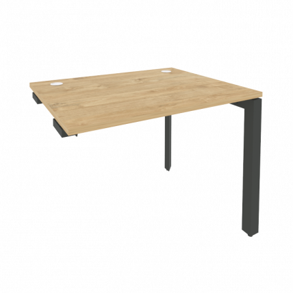 Стол-приставка на П-образном м/к к опорным элементам ONIX O.MP-SPR-1.8 Тиквуд Светлый/Антрацит_0
