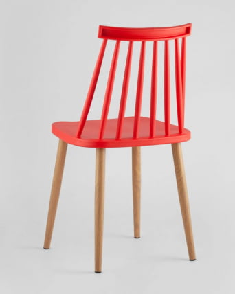 Стул Морган пластиковый красный 4 шт_4