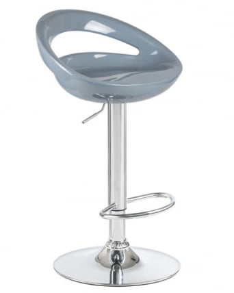 Стул барный ДОБРИН ДИСCО (серый) 2 шт / DOBRIN DISCO_2