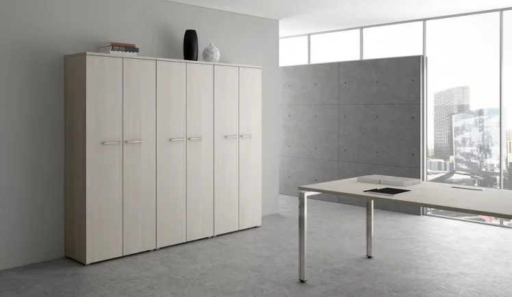 Стол системы БЭНЧ, переговорный, средний GLOSS LINE НСПС-П.928 Ivory_1