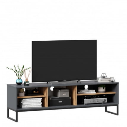 Тумба ТВ Лофт ЛД.689.030.000 Дуб Вотан/Оникс Серый_2