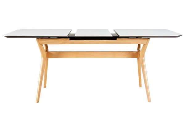 Стол раскладной Нарвик Glass 140-180 Automatic Natur/Light matte glass_4