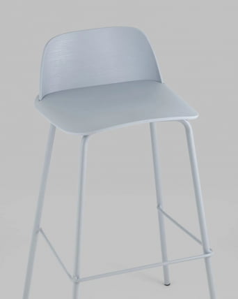 Стул барный Mist (Б) Серо-голубой_2
