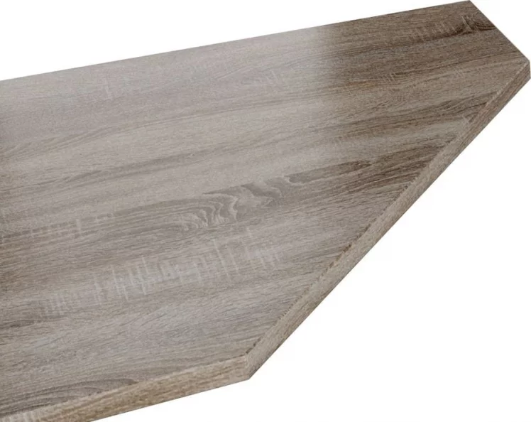Крышка стола торцевая 1,5м С(п)40Т_60-150 R правая дуб сонома трюфель_0