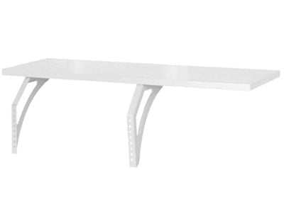 Полка навесная с проставкой Polka_b 1/550 Белая_0