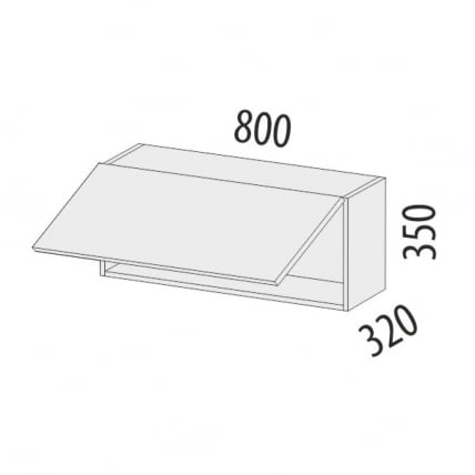 Антресоль (с системой плавного закрывания) Бруклин 101.100.1_4
