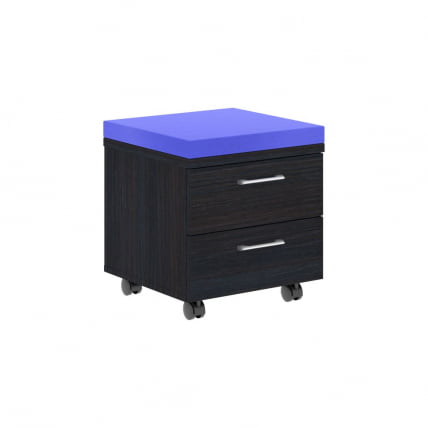 Тумба Мобильная XMC-2D Легно Темный/Синий_0