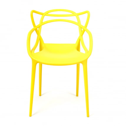 Стул Кат Чаир (мод. 028) пластик, 53 кс 59 кс 82,5 см, желтый (Йеллов Й-01) / Cat Chair (mod. x x (Yellow Y-01)_4