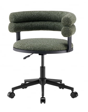 Стул офисный Понтй зеленый черные ножки / Ponty_0