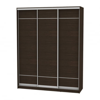 Шкаф-купе B-230х180х60-2(Венге-D7D7D7)_0