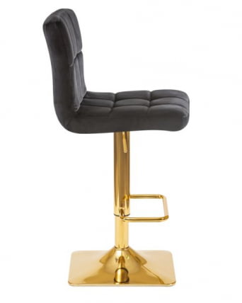 Стул барный DOBRIN GOLDIE (черный велюр (MJ9-101)) 2 шт_3