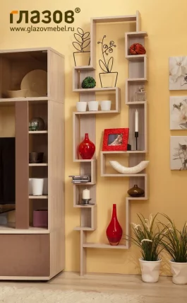 Стеллаж Twist Ясень шимо светлый_0