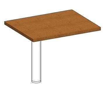 Элемент переговорного стола на опоре В305.1 Орех Даллас_0