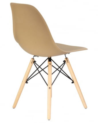 Стул обеденный DOBRIN DSW (ножки светлый бук, цвет бежевый (GR-03)) 4 шт_4