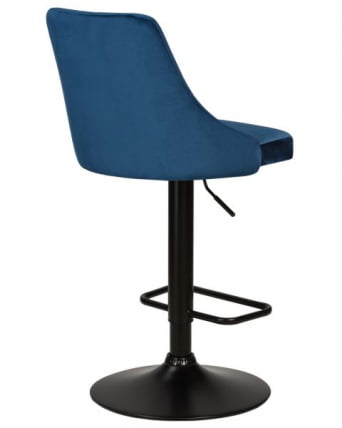Стул барный DOBRIN JOSEPH BLACK (синий велюр (MJ9-117)) 2 шт_3