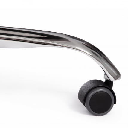 Кресло BERGAMO хром (22) кож/зам, белый, 36-01_15