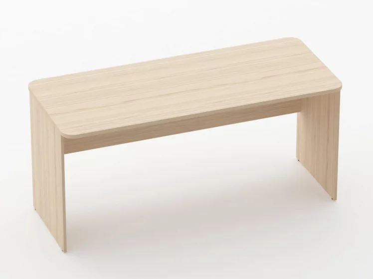 Стол прямой Glassy 1.10.16 Орех_0