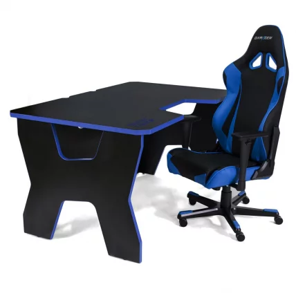 Стол геймерский Generic Comfort Gamer2/DS/NB Синий Черный_5