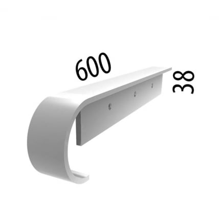 Планка соединительная Т-образная П8 Черная_1