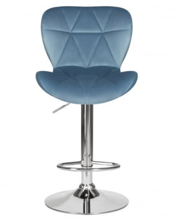 Стул барный DOBRIN BARNY (пудрово-голубой велюр (MJ9-74)) 2 шт_8