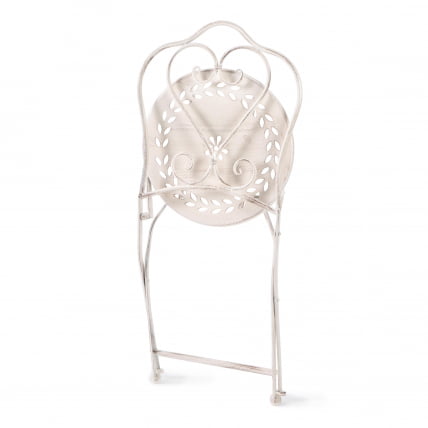 Комплект (стол + 2 стула) Secret de Maison Monique (mod. PL08-6241.6242) металл, стол:62*73, стул: 48*40*93, Античный белый (Antique White)_3