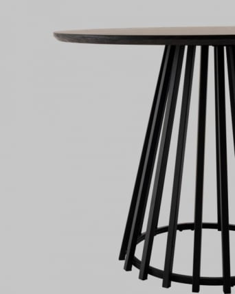 Стол обеденный Дэпхне 100*75 см темное дерево / Daphne_2