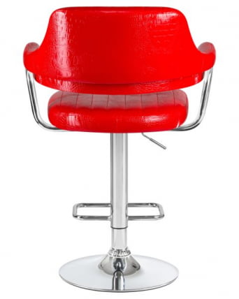 Стул барный DOBRIN CHARLY (красный крокодил) 2 шт_5