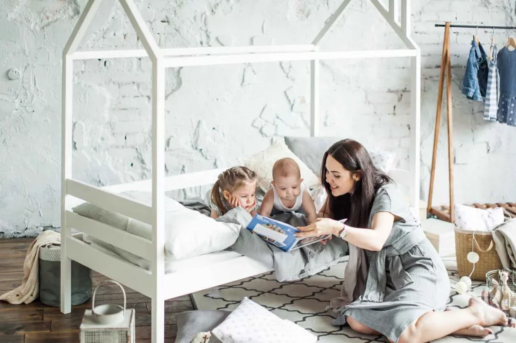 Кровать-домик RooRoom кд-1 Белый_0