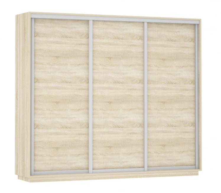 Шкаф-купе трехдверный Экспресс Трио Элемент 2400х2200х Дуб сонома / 2400х2200h_0