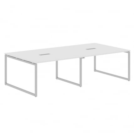 Конференц-стол XTEN-Q XQCT 2714 Белый Алюминий_0