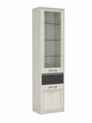 Шкаф-пенал Лиана 45.06 Ясень анкор светлый_0