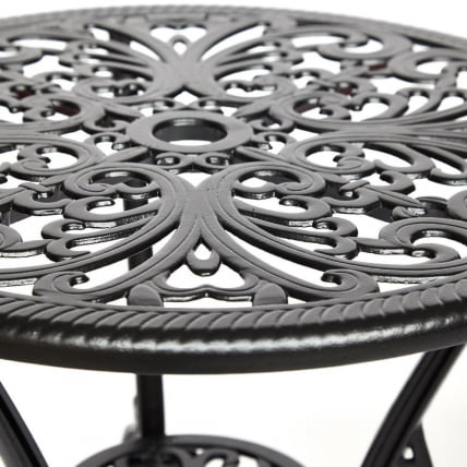 Комплект Secret De Maison Romance (стол +2 стула) алюминиевый сплав, D60/H67, 53х41х89см, черный_2