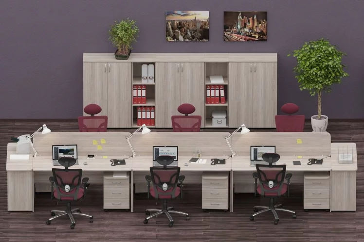 Набор мебели для персонала Glassy №1_1