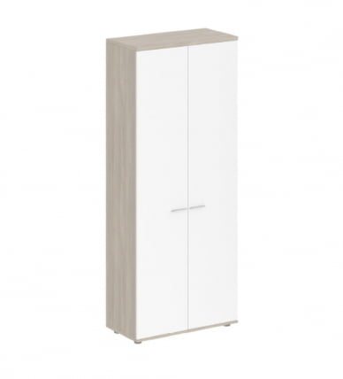 Шкаф высокий Sigma SG.801.OL.WH Дуб светлый Белый_0