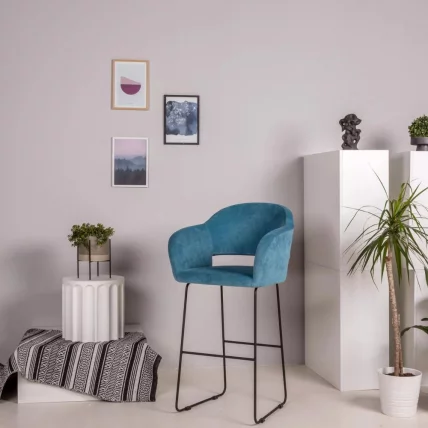 Стул полубарный Oscar ПБ Блю/Линк_7