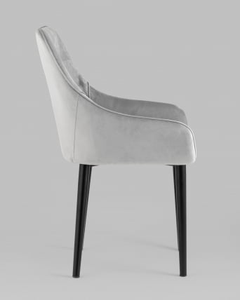 Стул Джоан велюр Светло-серый_2