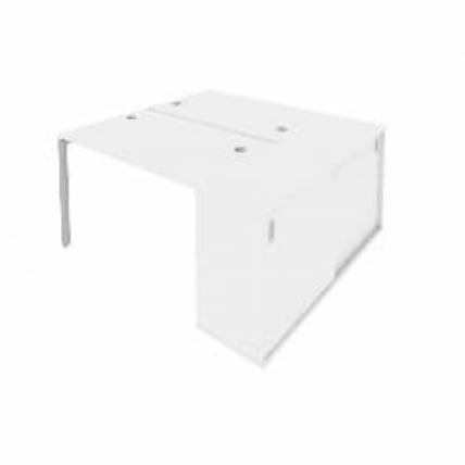 Рабочая станция с опорным шкафом-купе Metal System Б.РС-СШК-1.2 Белый/Серый_0