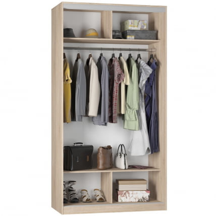 Шкаф-купе B-230х120х60-3(ЯАС-D8D8)_1