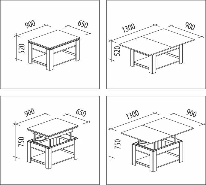 Стол журнальный Агат 24.10 ясень шимо/синга крем_2