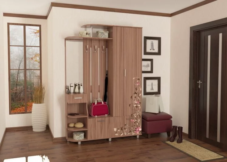 Прихожая Барселона-2 Ясень Шимо темный_1