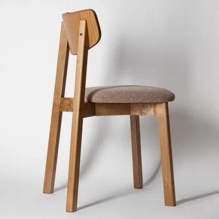 Стул с мягким сиденьем Вега Violet жаккард Орех_1