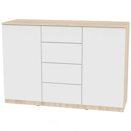 Комод К-93кс135кс45-1-ПО(ДСС-Белый) / K-93x135x45-1-PO(ДСС-Белый)_0