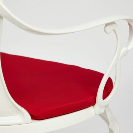 Скамья Secret De Maison Symphonie + подушка алюминиевый сплав, 95*56*92, butter white_3