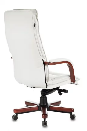 Кресло руководителя Бюрократ T-9927WALNUT Слоновая кость_3