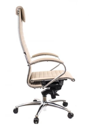 Кресло руководителя Everprof Deco Экокожа Бежевый_1