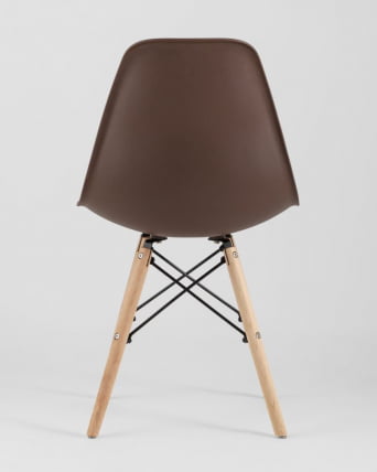 Стул Еамес Стйле ДСВ коричневый 4 шт. комплект (разборный каркас) / Eames Style DSW_6
