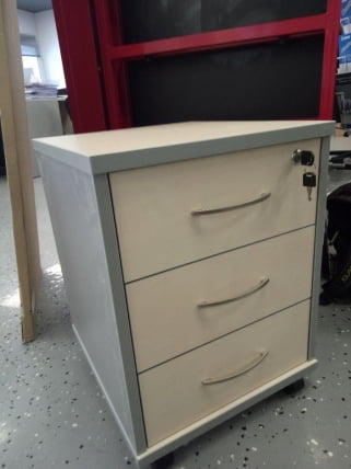 Тумба подкатная IMAGO ТМ-3.А Клен Металлик_3