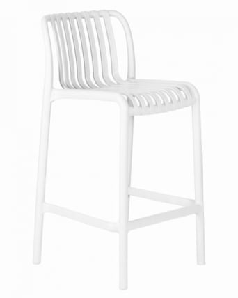 Стул полубарный ДОБРИН CХЛОЕ (белый) 4 шт / DOBRIN CHLOE_0