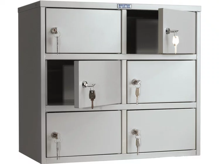 Индивидуальный шкаф кассира металлический AMB-45/6_0